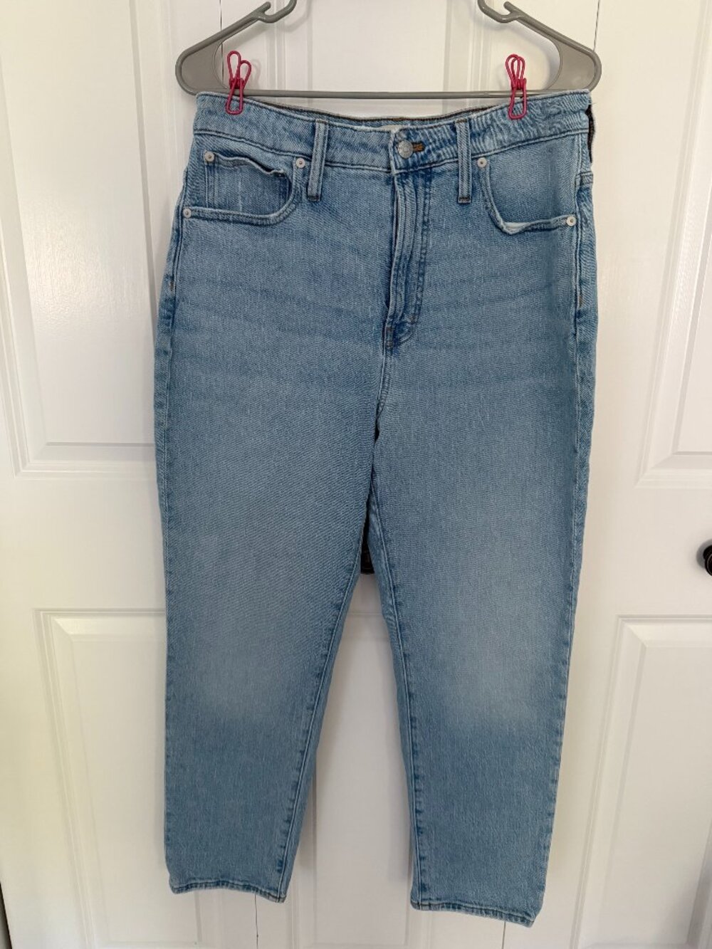 Madewell The Curvy Perfect Vintage Jeans - Light Wash Denim - Size 30